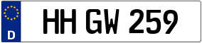 Truck License Plate